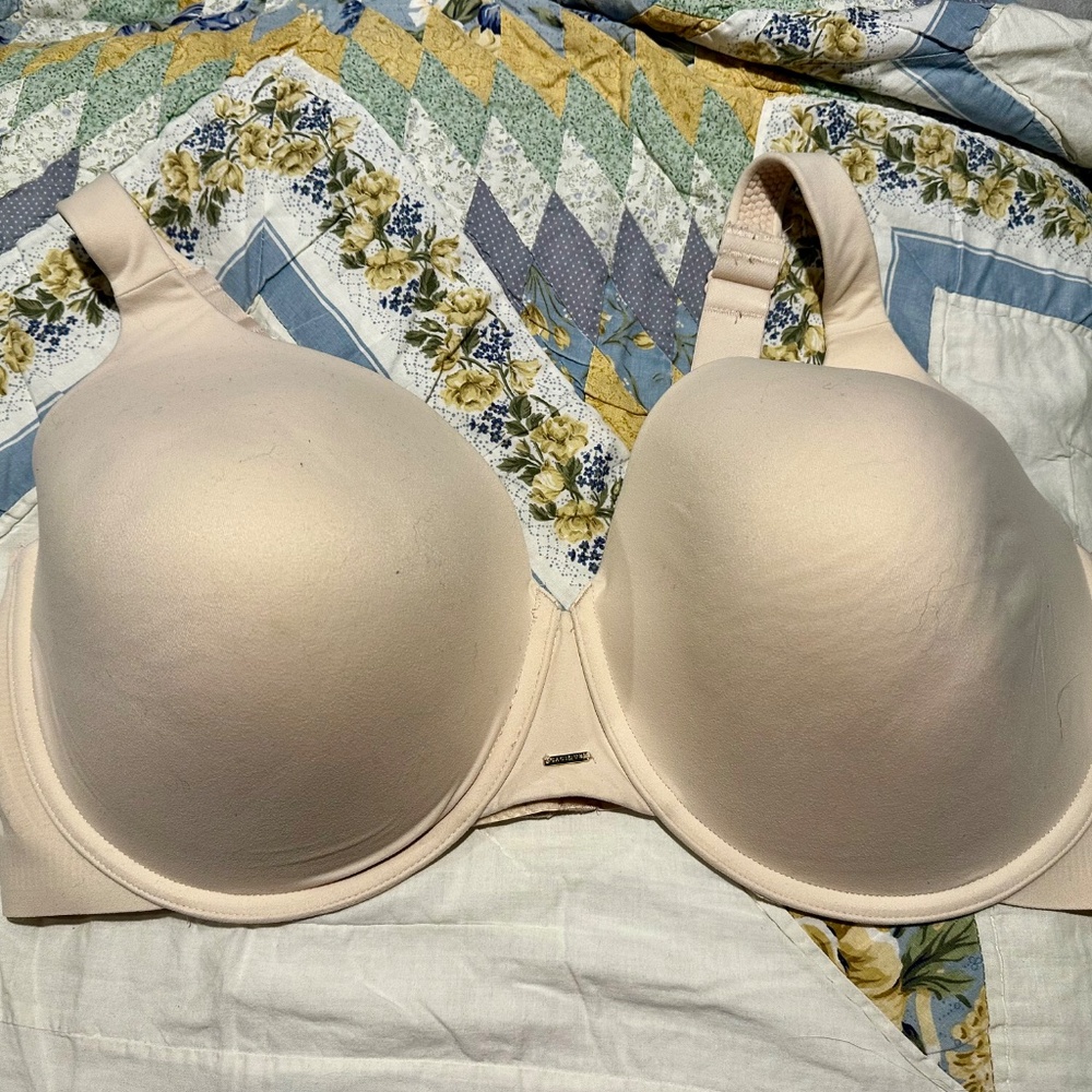 👙 Modern Luxe Full-Coverage Bra – Sand Dollar